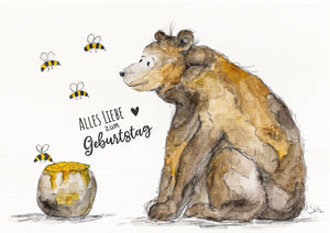 Bär Anton - "Alles Liebe zum Geburtstag"