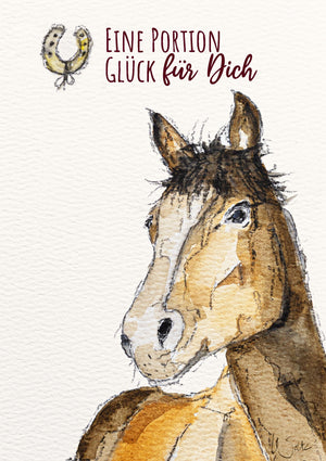 Pferd Lucky - "Eine Portion Glück für Dich"
