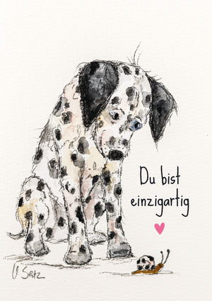 Hund Milo - "Du bist einzigartig"