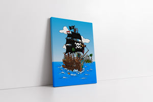 Piratenschiff in der Südsee